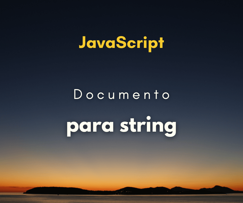 documento todo como string em JavaScript capa