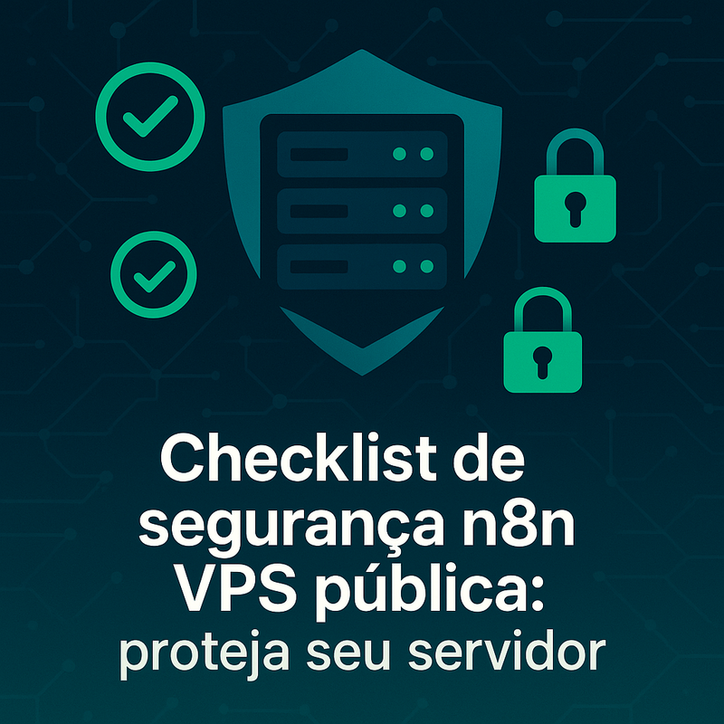 Checklist de segurança n8n VPS pública: proteja seu servidor