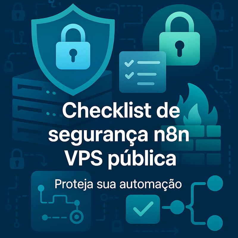 Checklist de segurança n8n VPS pública: proteja sua automação