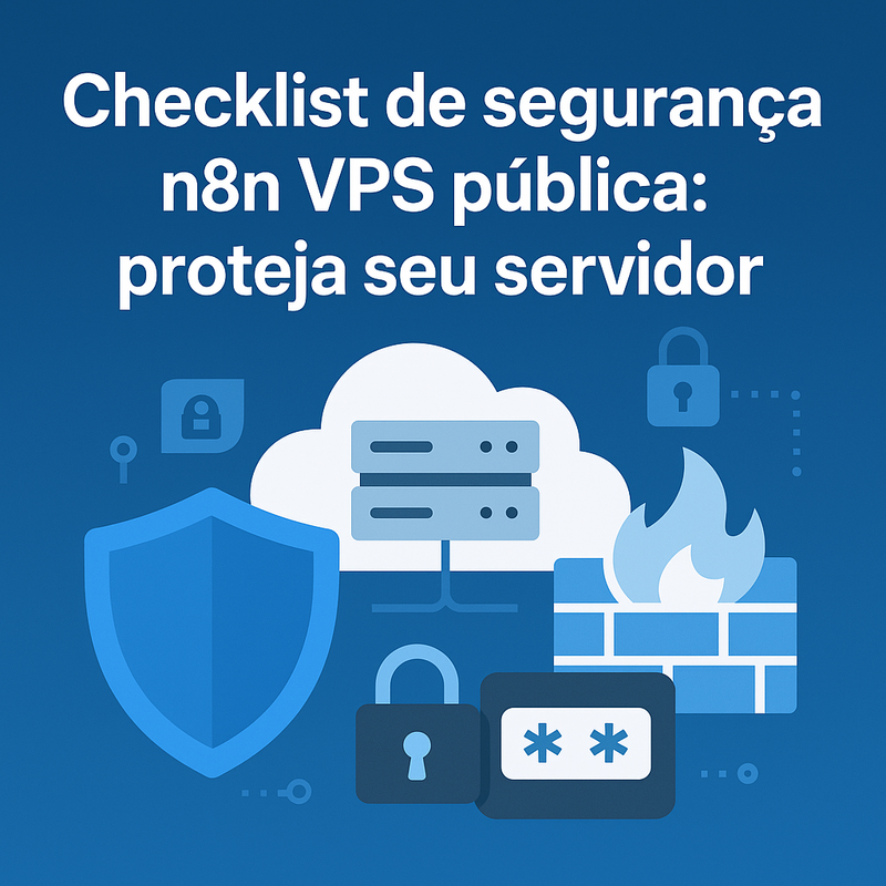 Checklist de segurança n8n VPS pública: proteja seu servidor
