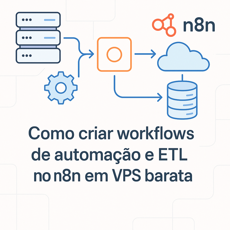 Como criar workflows de automação e ETL no n8n em VPS barata