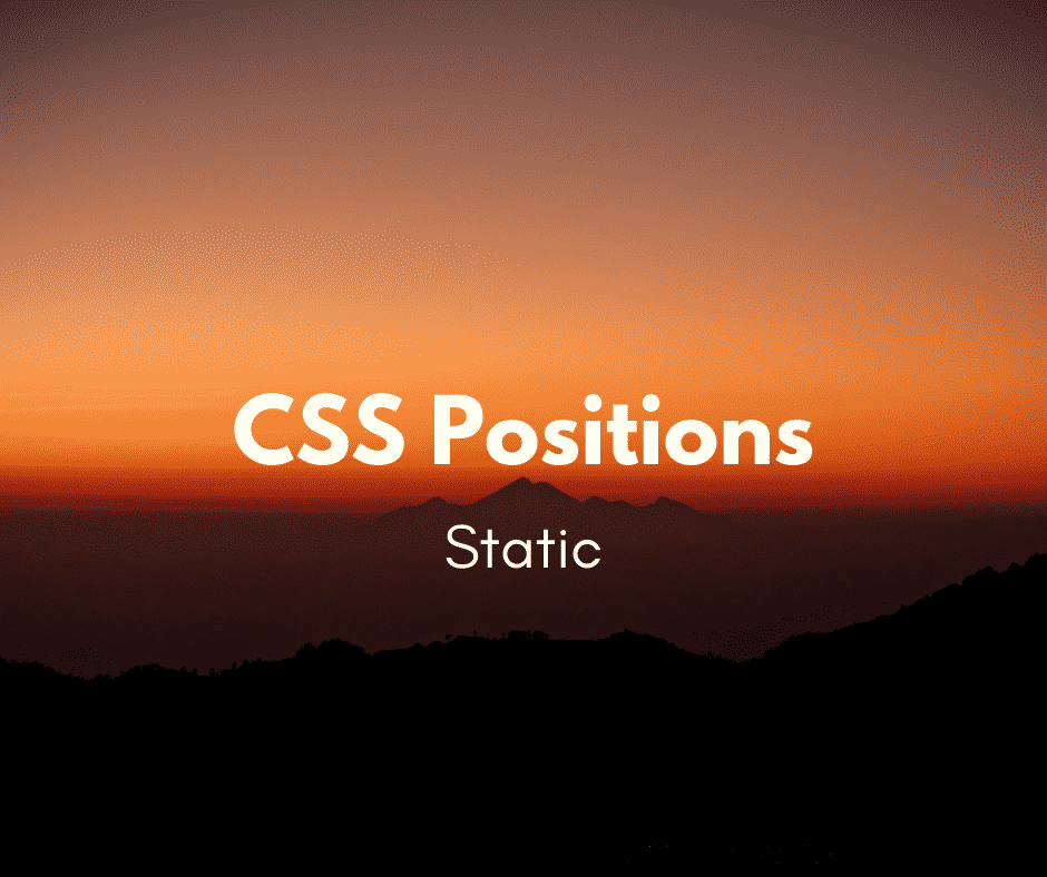 Como utilizar position static?