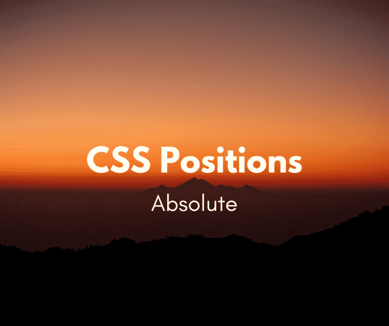 Como utilizar a position absolute?