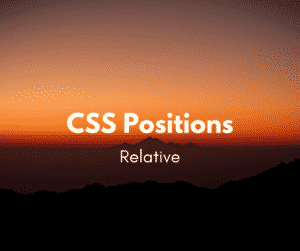 Como utilizar position relative?