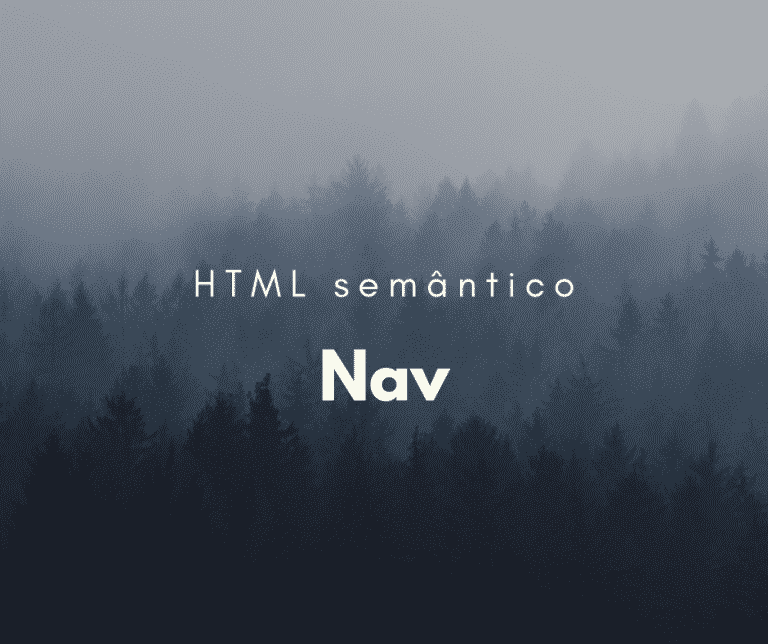 Como utilizar o elemento semântico nav