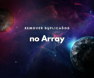 JavaScript: remover elementos duplicados do array