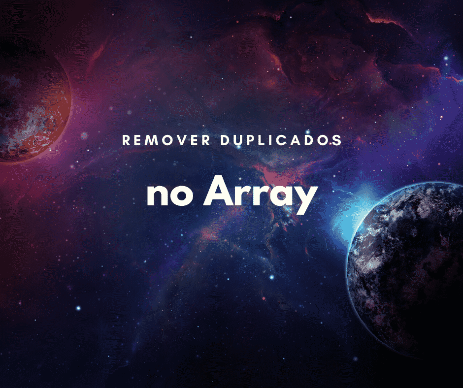 JavaScript: remover elementos duplicados do array