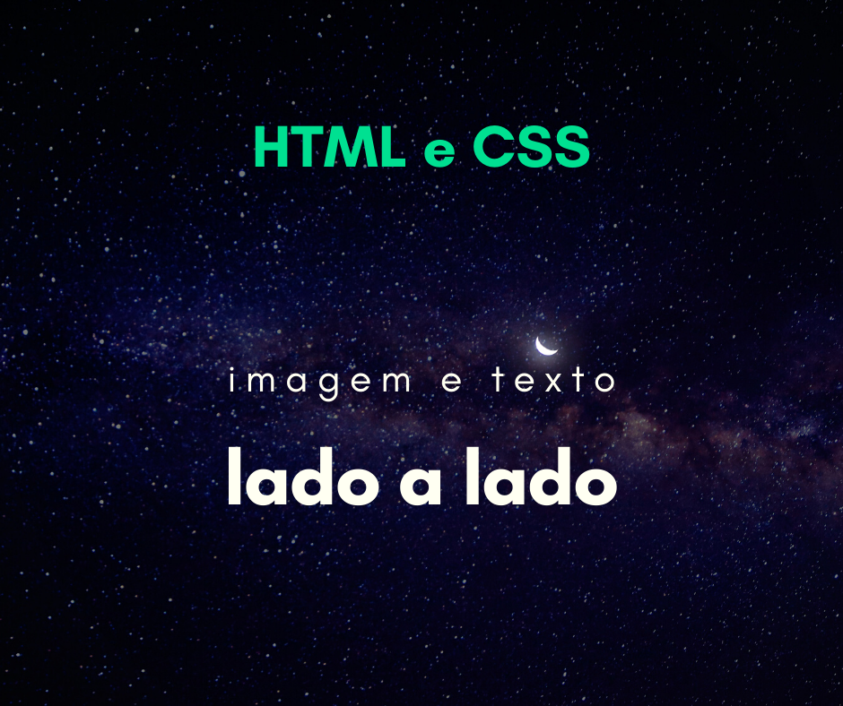 HTML: Alinhar texto depois da imagem