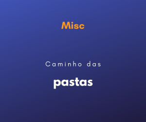 Caminho para acesso de pastas HTML, CSS, PHP e etc