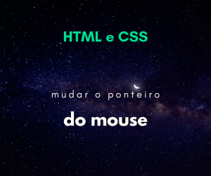 Mudar o ponteiro do mouse para uma mão ao passar em elemento
