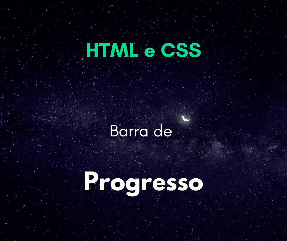 Como fazer uma barra de progresso com CSS