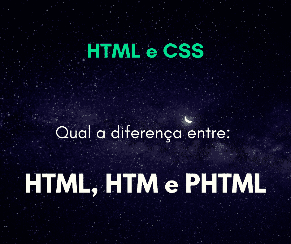 Qual a diferença entre html, htm e phtml?