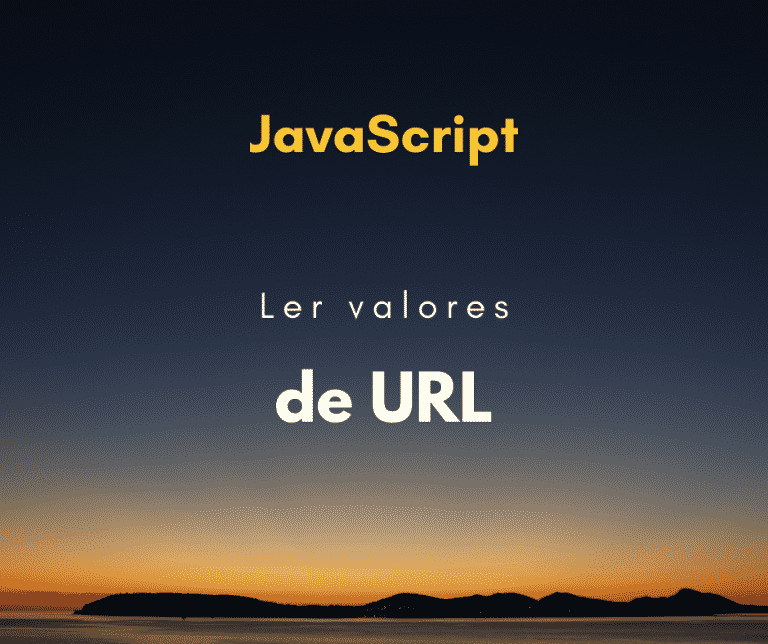 Como ler valores de URL em JavaScript