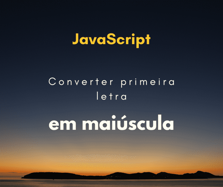 Converter cada primeira letra de cada palavra em maiúscula