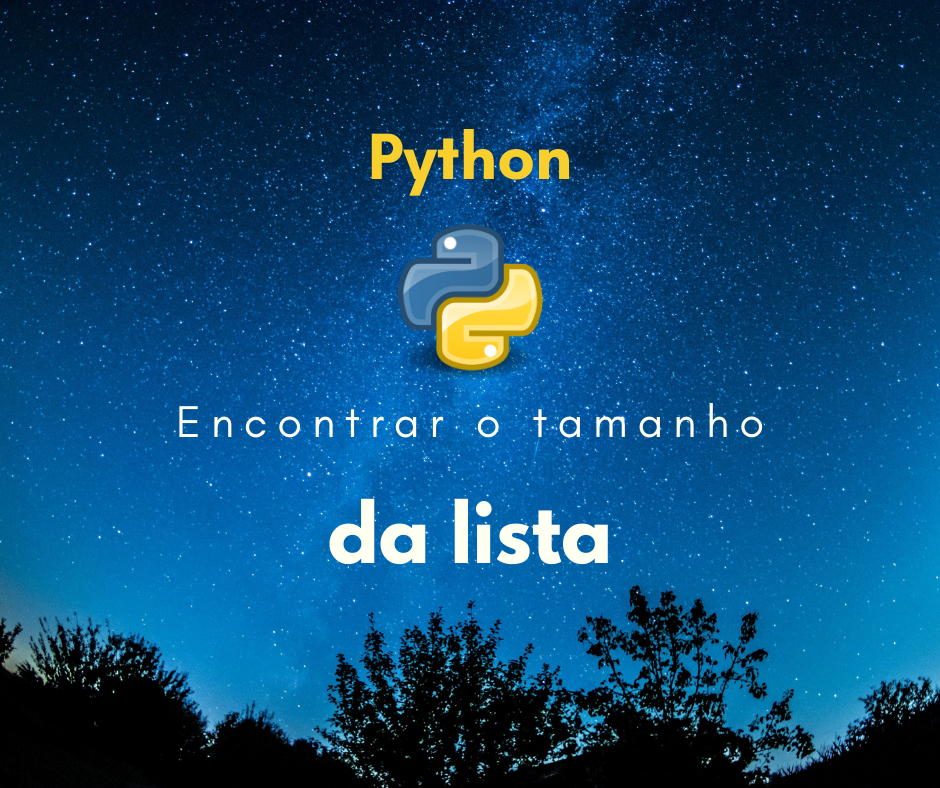 Encontrar o tamanho da lista em Python