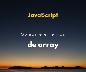 Como somar elementos de um array de maneira performática