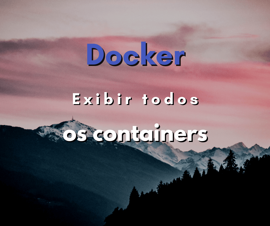 Como exibir todos os containers em Docker