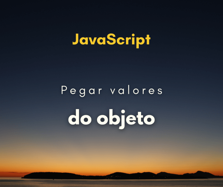 Pegar os valores das propriedades de um objeto sem saber o nome da chave em JS