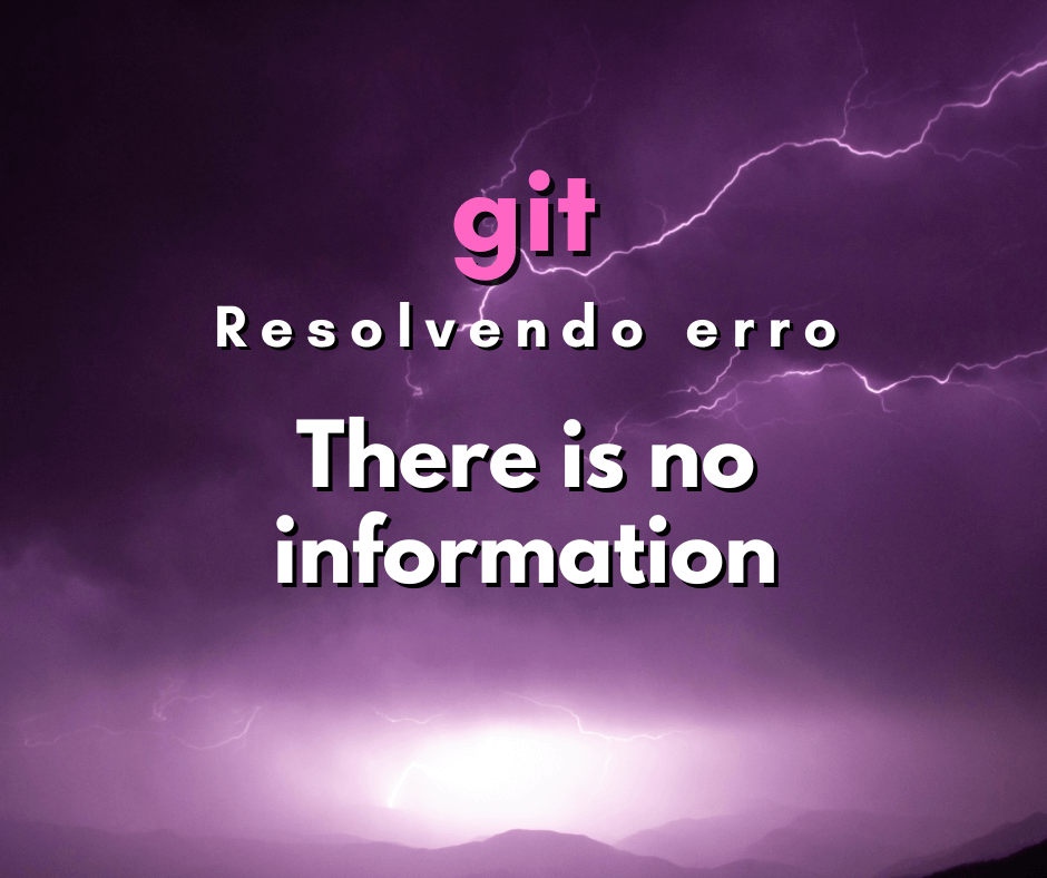 Resolver There is no tracking information for the current branch – erro de git