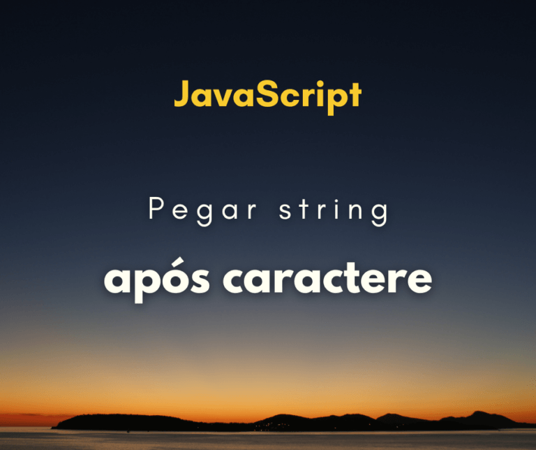 Como pegar uma string após um caractere específico com JS