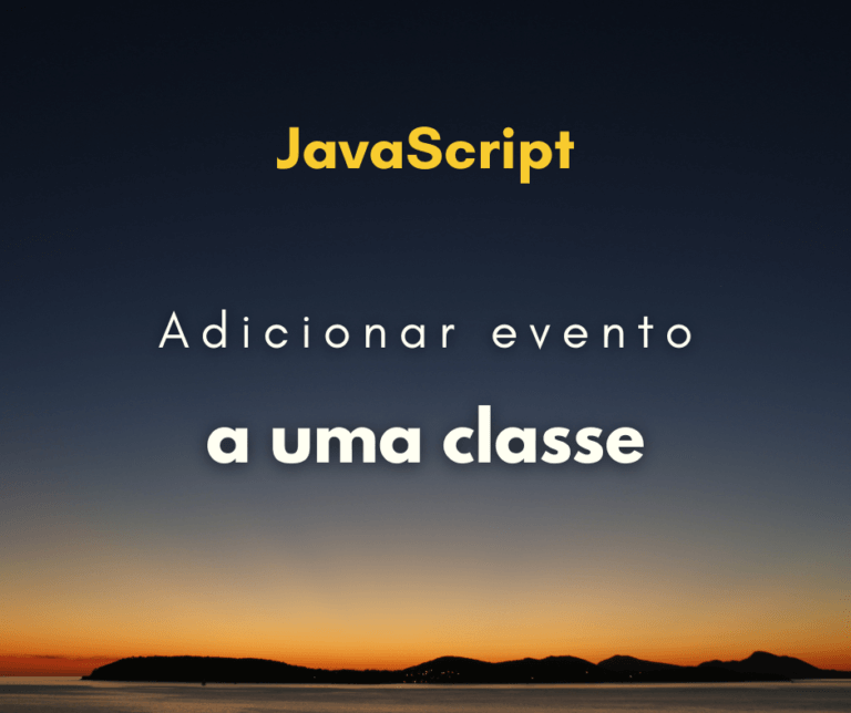 Como adicionar evento de click em uma classe JavaScript