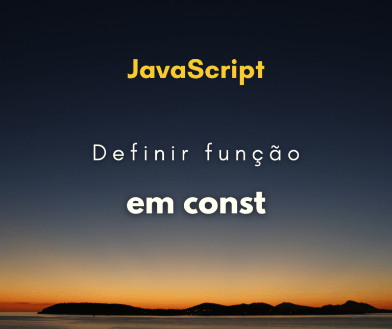 Porque definir função em função em const JavaScript