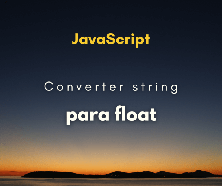 Como converter string para float em JavaScript