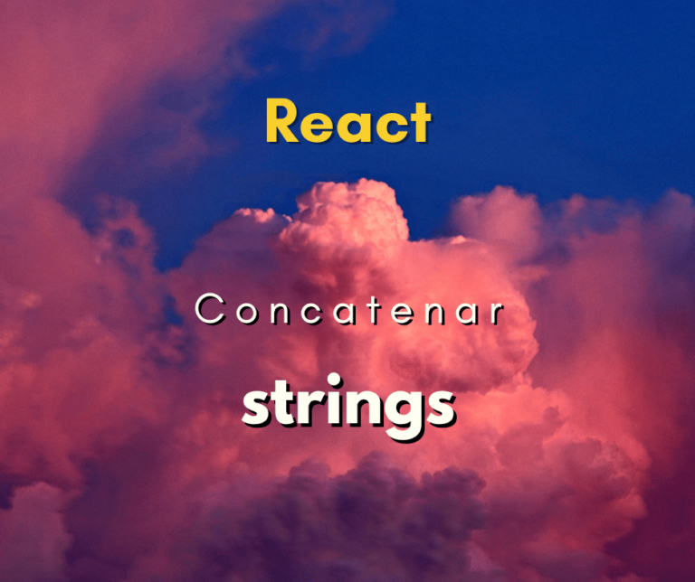 Como concatenar variáveis em strings no React JS