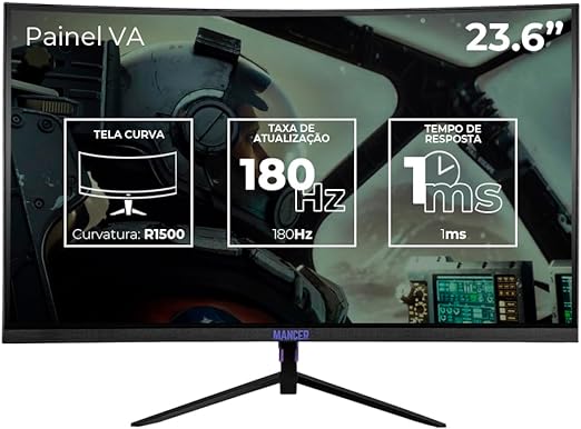 Melhores Monitores de 2024 Monitor Gamer Mancer