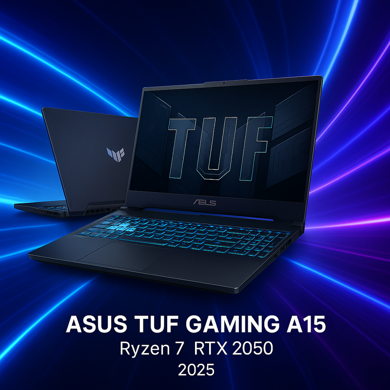 Uma imagem sobre Notebook ASUS TUF Gaming A15 Ryzen 7 RTX 2050 2025