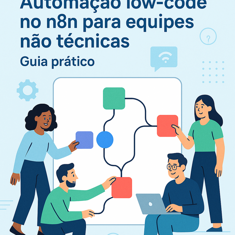 Uma imagem sobre Automação low-code n8n para equipes não técnicas