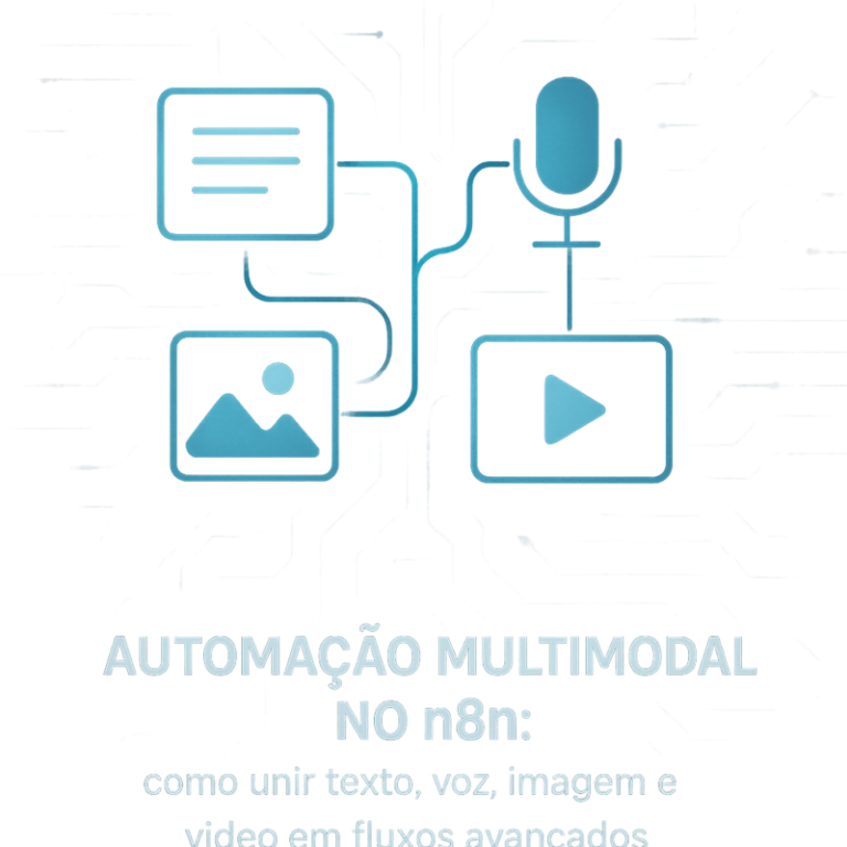 Automação multimodal no n8n: como unir texto, voz, imagem e vídeo em fluxos avançados