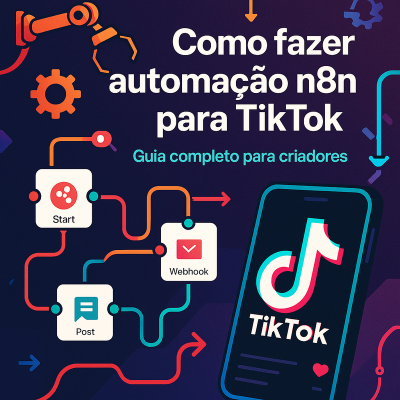 Uma imagem sobre Automação n8n para TikTok: passo a passo eficiente