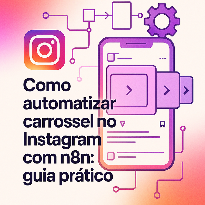 Uma imagem sobre Como automatizar carrossel no Instagram com n8n