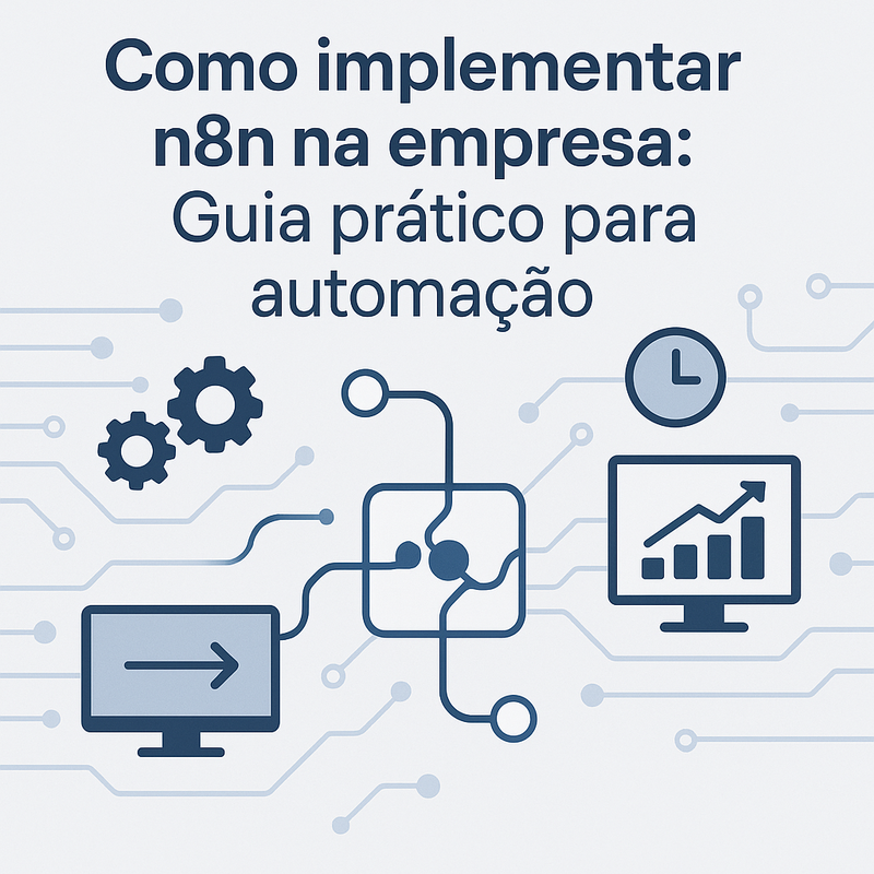 Uma imagem sobre Como implementar n8n na empresa: guia prático
