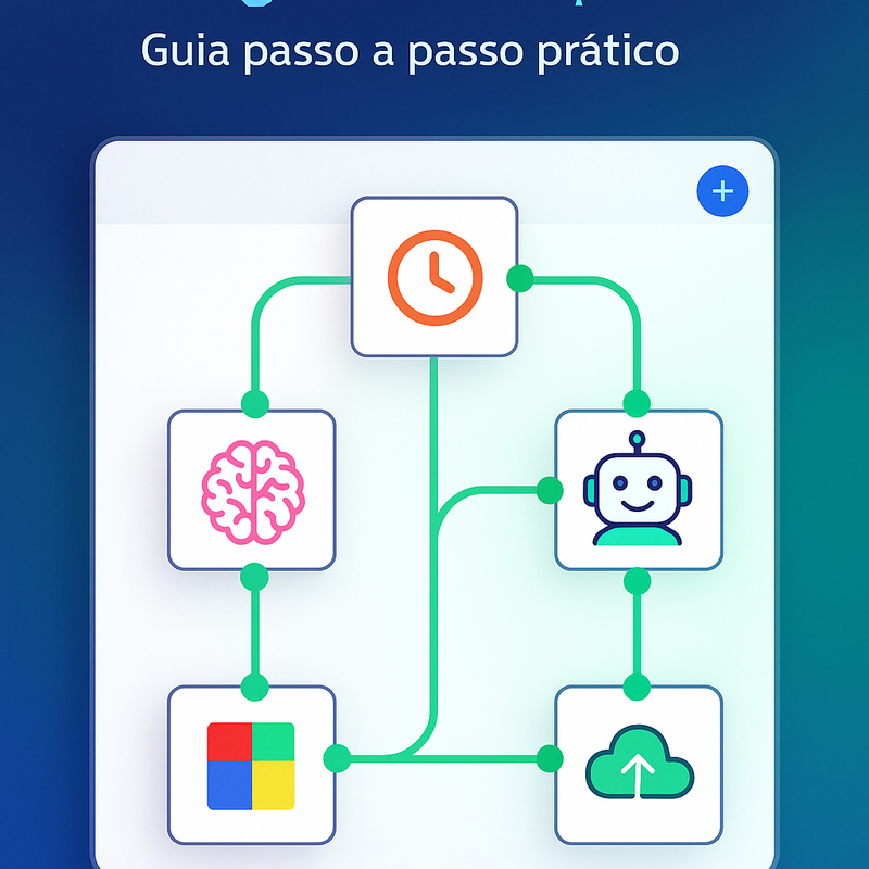 Uma imagem sobre Como criar agente de IA grátis no n8n passo a passo