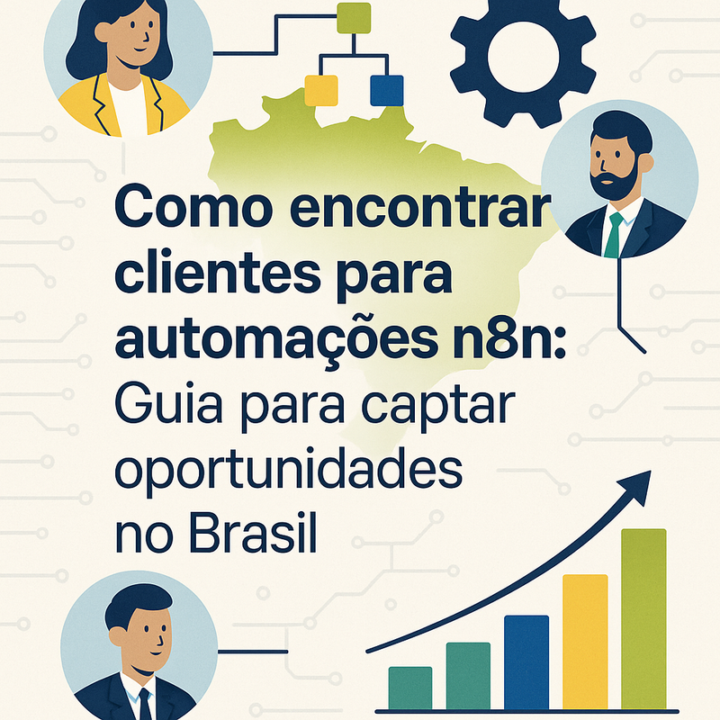 Uma imagem sobre Como encontrar clientes para automações n8n no Brasil