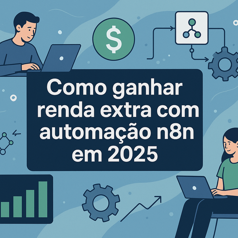 Uma imagem sobre Como ganhar renda extra com automação n8n em 2025