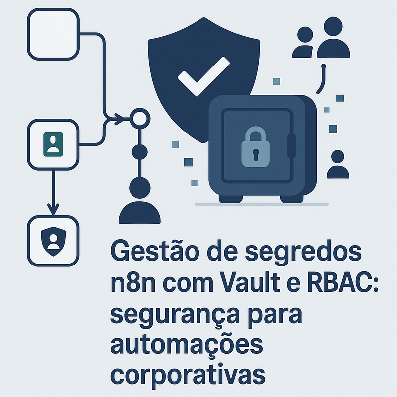 Uma imagem sobre Gestão de segredos n8n com Vault e RBAC para empresas