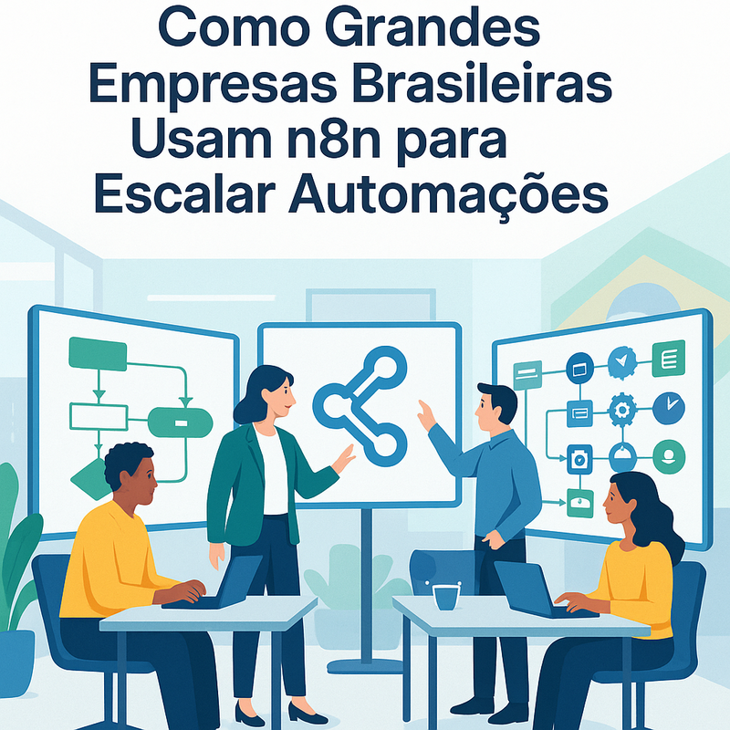 Uma imagem sobre Como grandes empresas brasileiras usam n8n para automações
