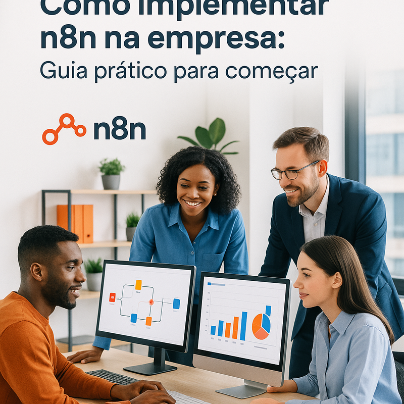 Uma imagem sobre Como implementar n8n na empresa: guia prático