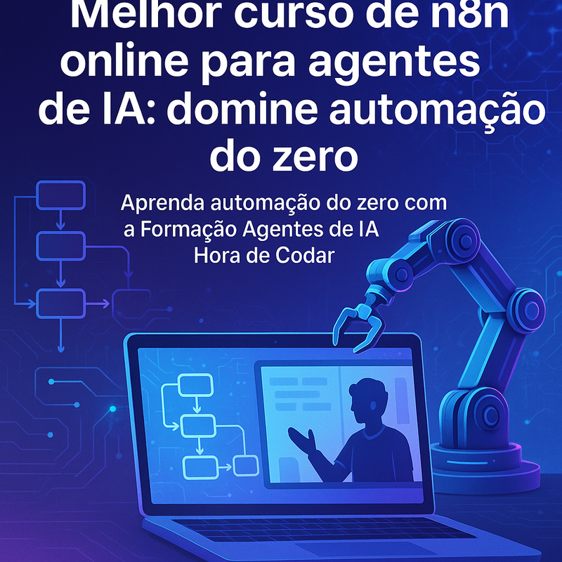Uma imagem sobre Melhor curso de n8n online para agentes de IA