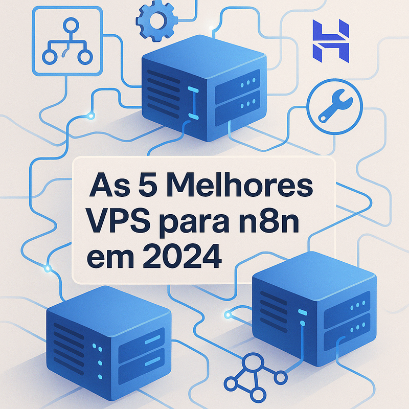 Uma imagem sobre 5 melhores VPS para n8n em 2024 com destaque Hostinger