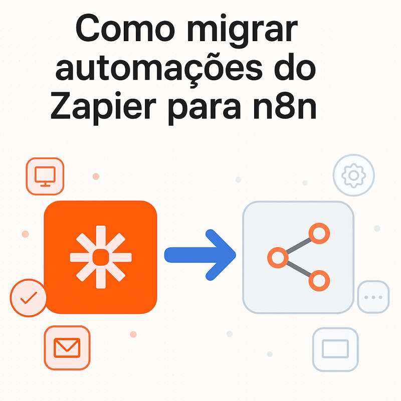 Uma imagem sobre Como migrar automações do Zapier para n8n passo a passo
