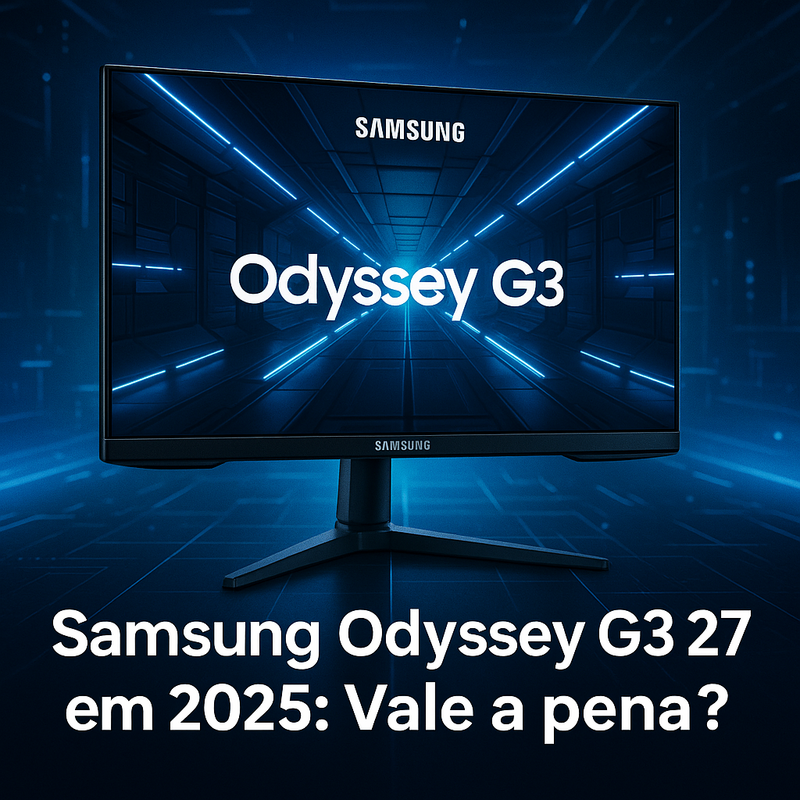 Uma imagem sobre Monitor Samsung Odyssey G3 27 vale a pena 2025