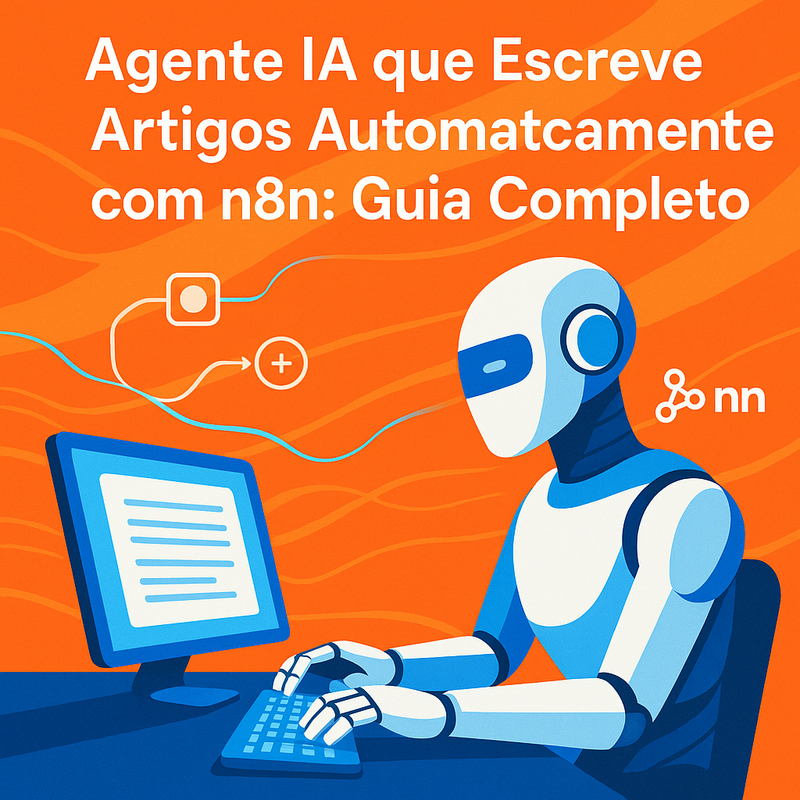 Uma imagem sobre Agente IA que Escreve Artigos com n8n: Guia Completo