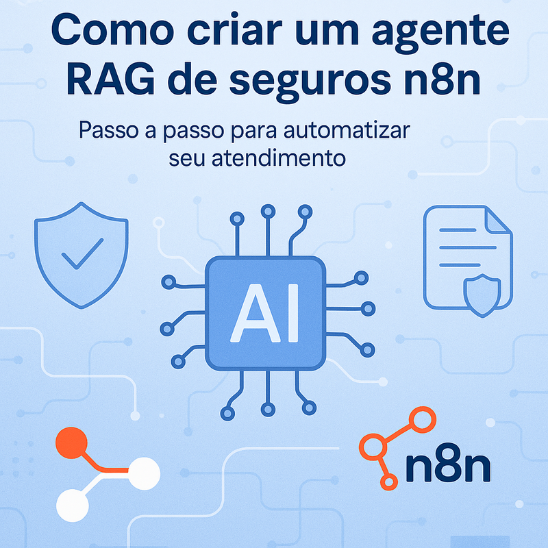 Uma imagem sobre Como criar agente RAG de seguros n8n: guia completo
