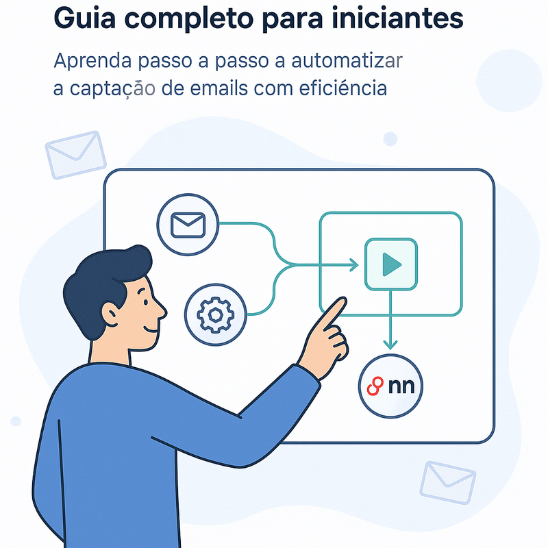 Uma imagem sobre Automação para captar emails com n8n passo a passo