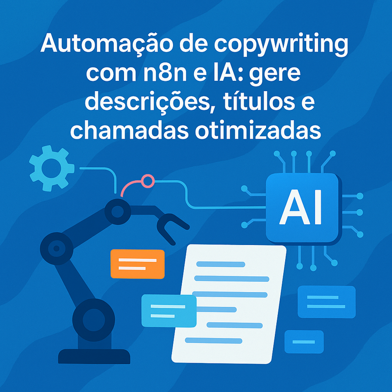 Uma imagem sobre Automação de copywriting com n8n e IA otimizada