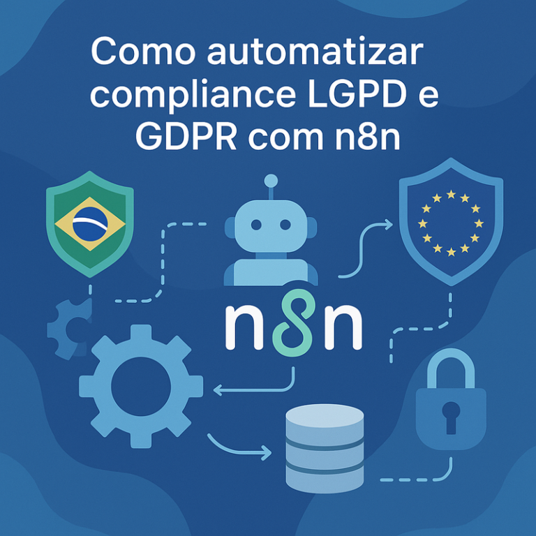Como automatizar compliance LGPD e GDPR com n8n para normas internacionais